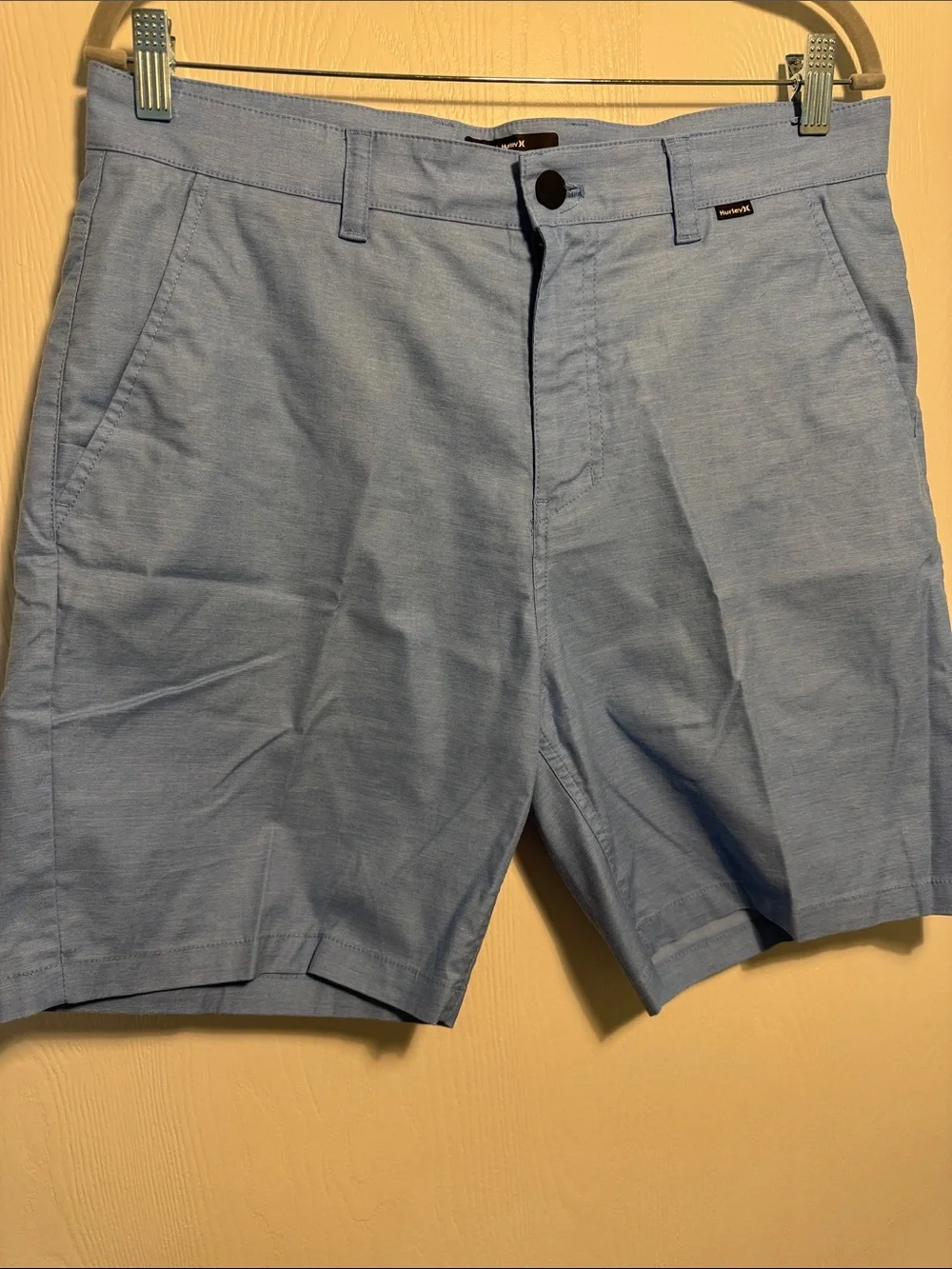 Mossimo Supply Co. Light Blue Men's Flat Front Shorts